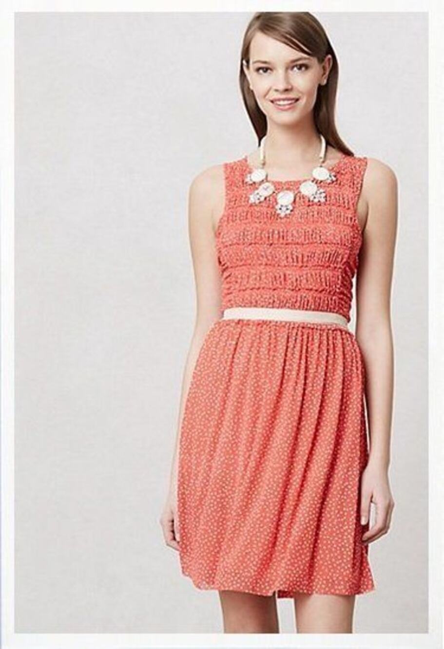 Anthropologie Postmark Orange Dress // XS